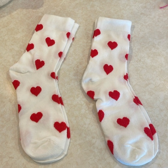 Accessories - Socks, Valentine, Sz 9-11, 2 pair